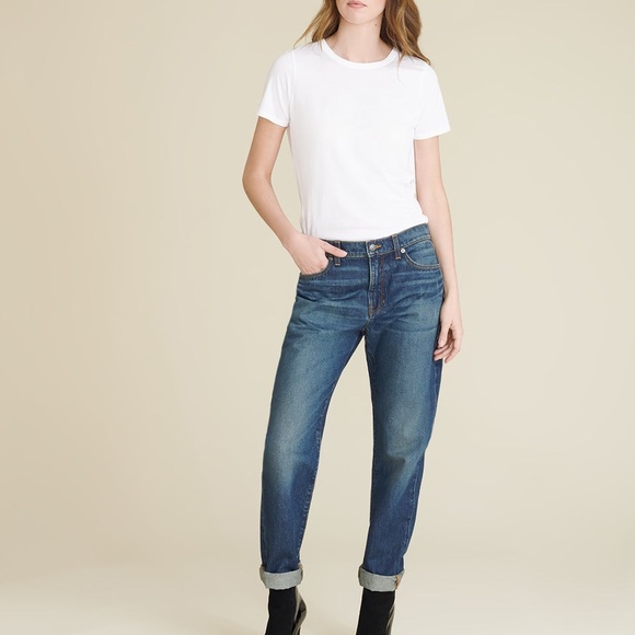 New Veronica Beard Benzi Mid-Rise Girlfriend Jean Size 24 - Picture 2 of 5